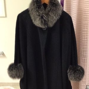 Blue Duck Alpaca & Fox Cape